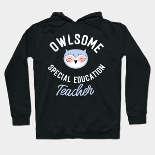 Owlsome Special Education Teacher Pun - Funny Gift Idea Hoodie